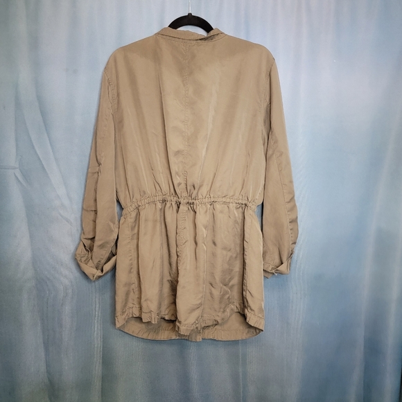 Faded Glory Women's Army Green Utility Jacket - Picture 2 of 5